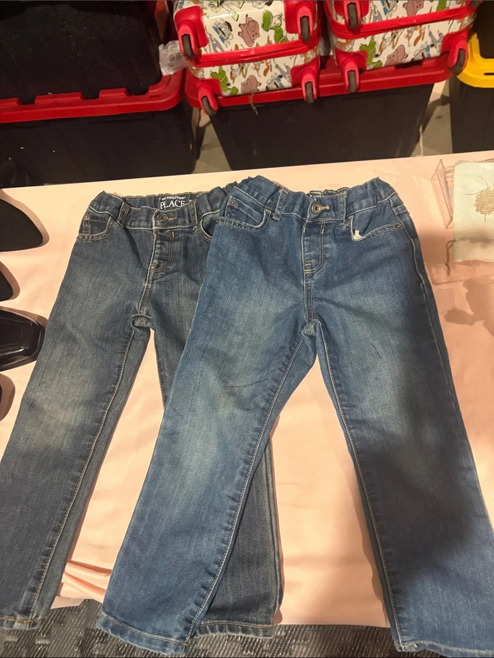 The Children's Place Kids Stretch Denim Jeans - Light & Medium Blue